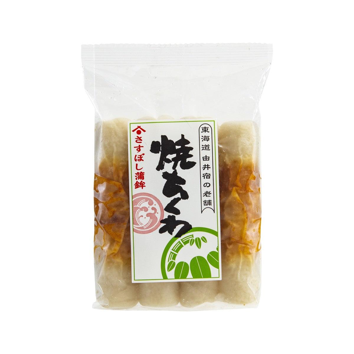 SASUBOSHI grilled chikuwa fish cake in clear bag, 4 pieces