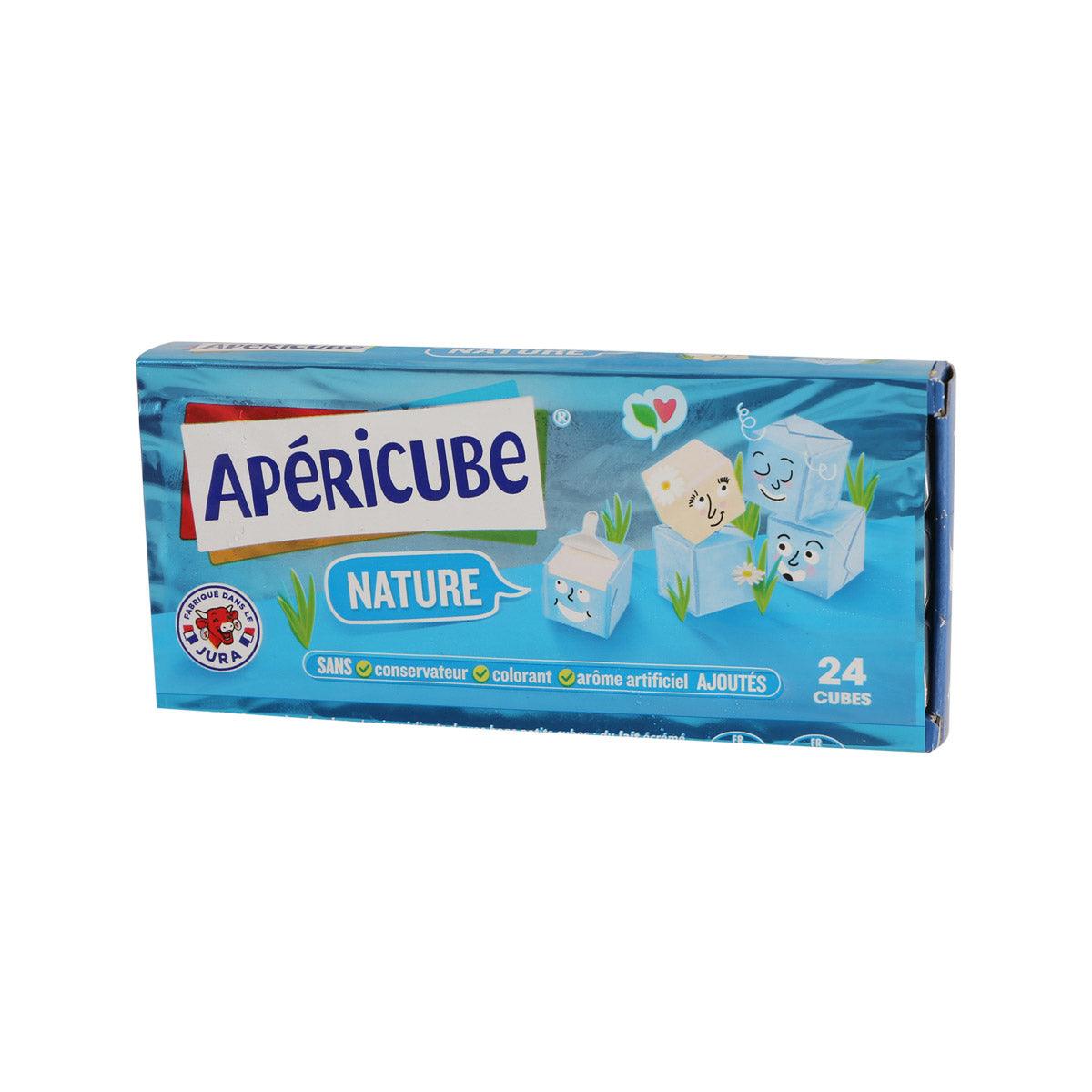 APERICURE Nature cheese cubes, 24-cube snack pack in blue wrapping