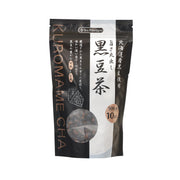 Black soy bean tea bag pouch with front label and tea bag count