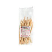Onion breadsticks in clear plastic bag