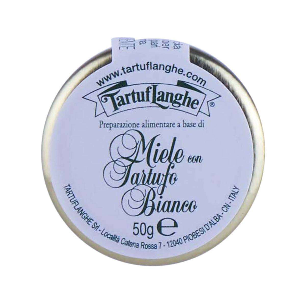 TARTUFLANGHE honey with white truffle metal lid, 50g