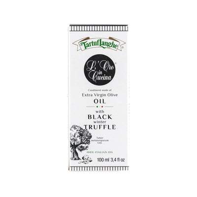 TARTUFLANGHE Extra Virgin Olive Oil Condiment with Black Truffle  (100mL) - city'super E-Shop