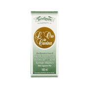 100 ml extra virgin olive oil with white truffle carton, TARTUFLANGHE front label