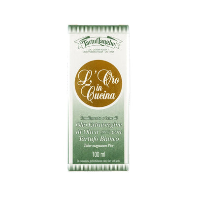 TARTUFLANGHE Extra Virgin Olive Oil with White Truffle  (100mL) - city'super E-Shop