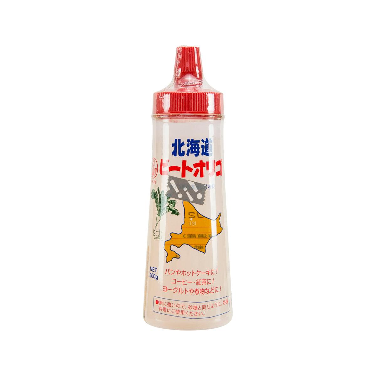 Syrup bottle with red cap and front label, net 300 g
