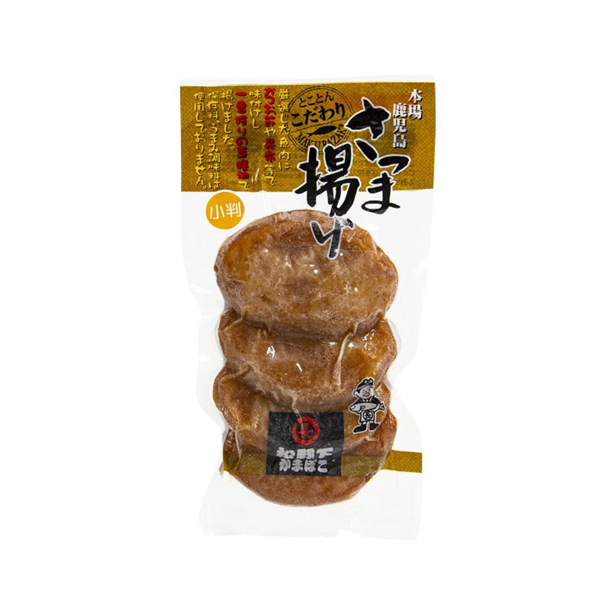 Satsuma deep-fried fishcake, 4 pieces, in sealed clear pouch