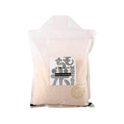 CITYSUPER Koshihikari rice bag, transparent pouch with label and grains illustration