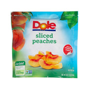 Dole sliced peaches pouch with peach slices, 454 g