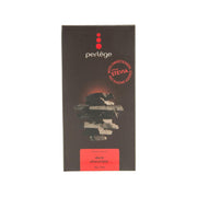PERLEGE dark chocolate bar box with stevia, no sugar added, 85g