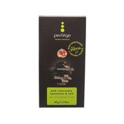 PERLEGE milk chocolate with hazelnuts and salt box, 85 g