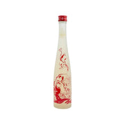 EIKUN yuzu liqueur bottle 375 mL with red cap and red front label art