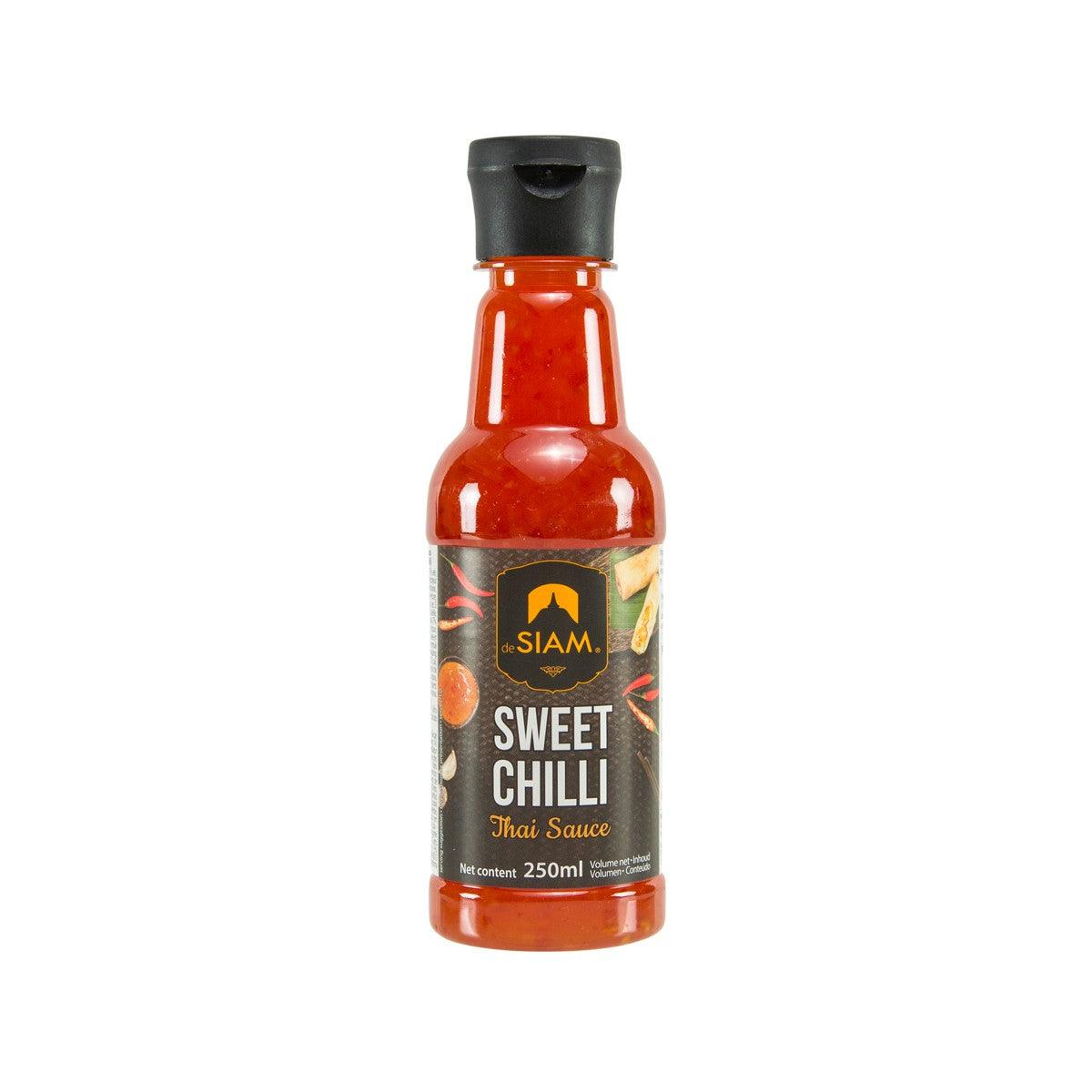 DESIAM sweet chili Thai sauce bottle, 250 mL, red sauce