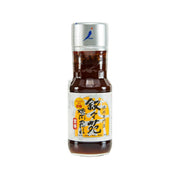 Sweet & spicy yakiniku BBQ sauce bottle, 240g, front label on dark brown glass