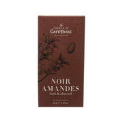 CAFETASSE Noir Amandes dark chocolate box with almond, 85g