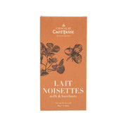 Milk chocolate with hazelnuts, CAFETASSE orange box, LAIT NOISETTES, 85g