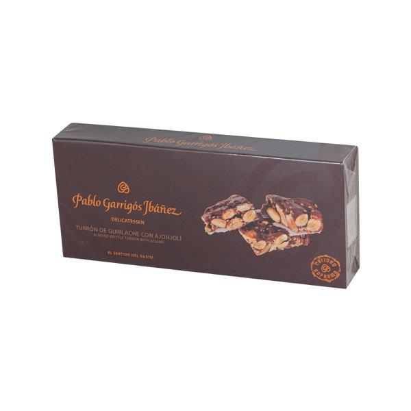 PABLO GARRIGOS IBANEZ almond brittle turron nougat with sesame, 300g box