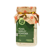 LING LEE pearl barley powder jar, 150 g, with tied ribbon and label