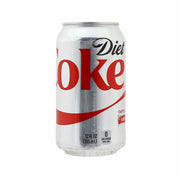 Diet Coke 355 mL aluminum can with red and black label