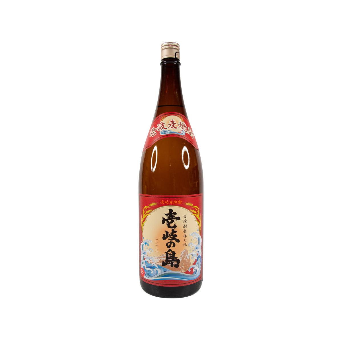 IKINOKURA Ikinoshima barley shochu bottle with front label, 1.8L