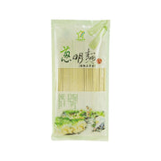 SUNSHIN instant green onion noodle pack in pale green plastic bag