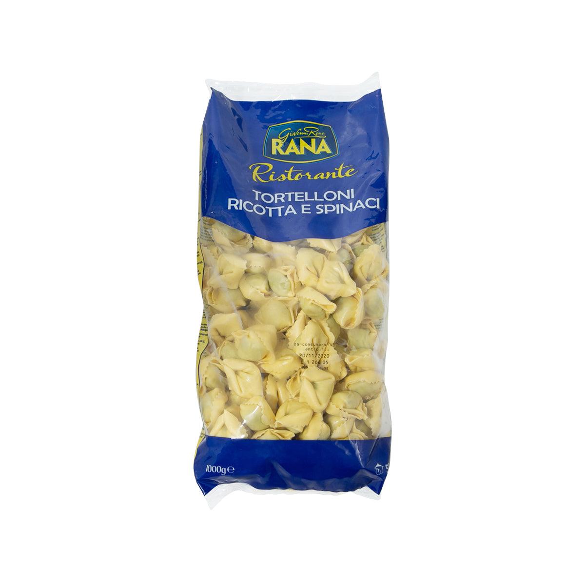 GIOVANNI RANA tortelloni pasta with ricotta and spinach, 1kg sealed pouch