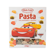 Dalla Costa Cars pasta box, tomato and spinach flavor, 250g