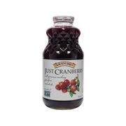 Just Cranberry Juice 946 mL bottle, R.W. KNUDSEN label with cranberries