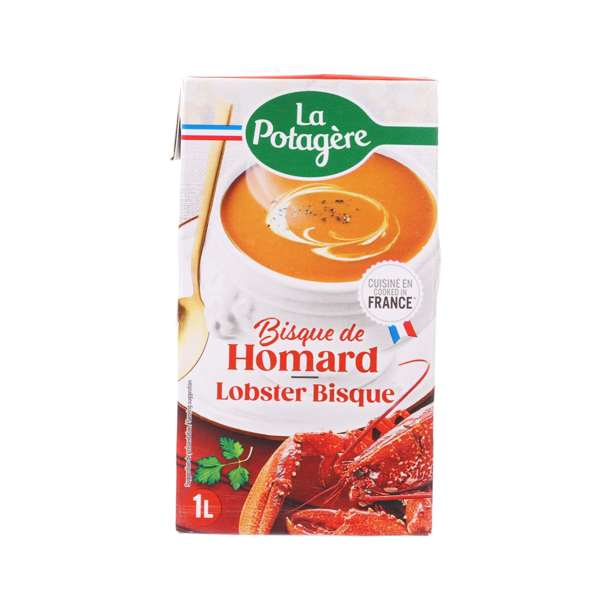 La Potagère lobster bisque carton, 1L
