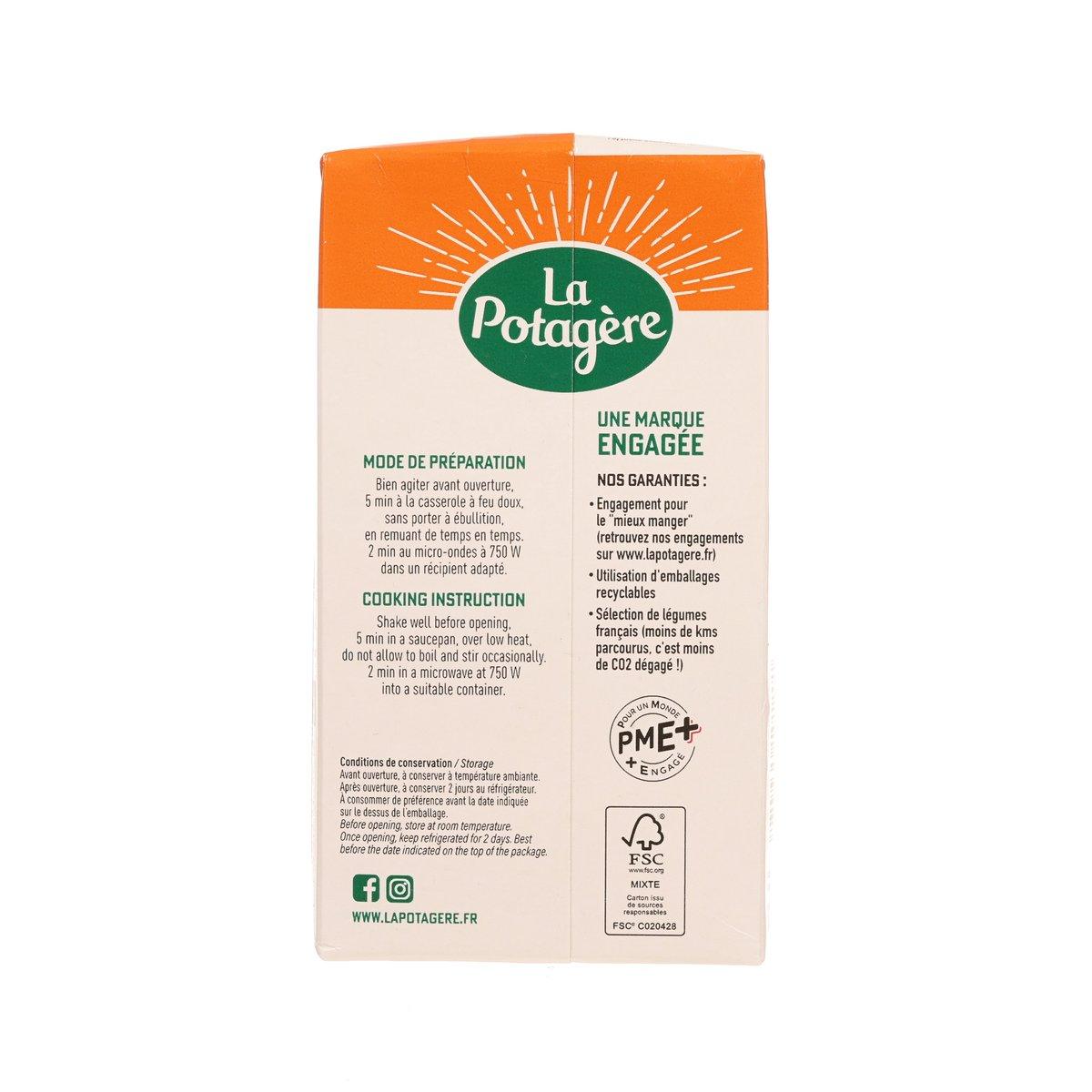 LA POTAGERE pumpkin creamy soup carton, 1L