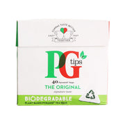 PG Tips pyramid teabags carton, The Original, 40 biodegradable plant-based pyramid bags