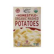 Homestyle organic mashed potatoes mix box, 100g, beige package with potato puree image