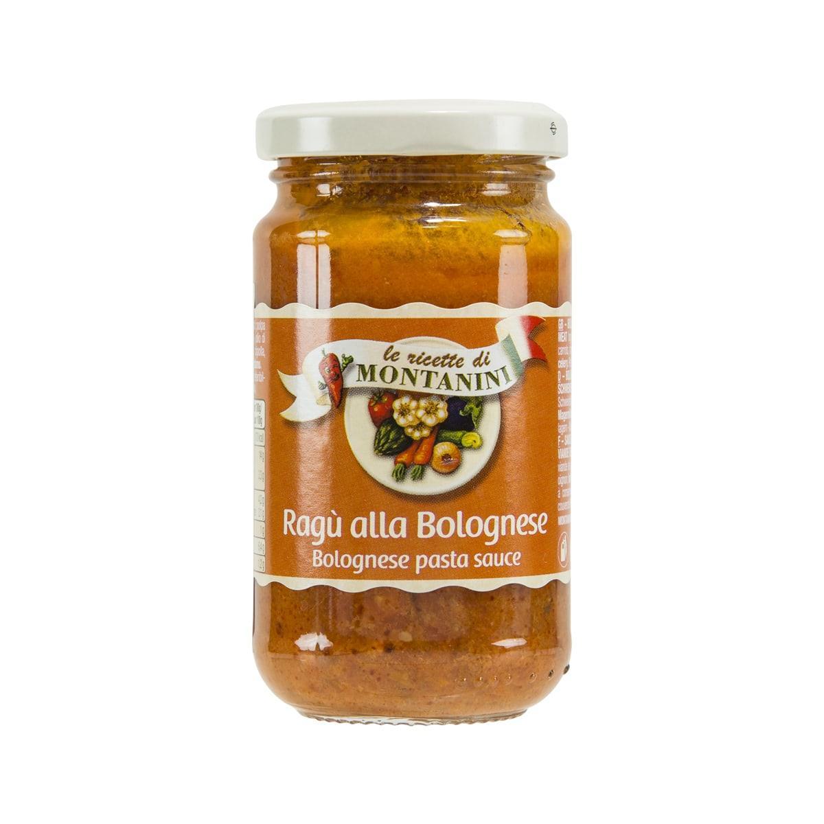 MONTANINI Bolognese pasta sauce jar