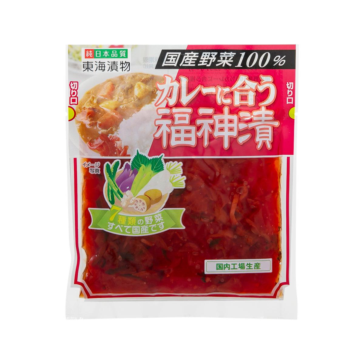 Curry vegetable pickle pouch with red chopped vegetables, 90 g
