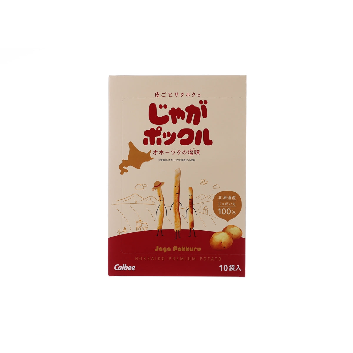 Potato stick gift box, Okhotsk salt flavor, Calbee, 10-count