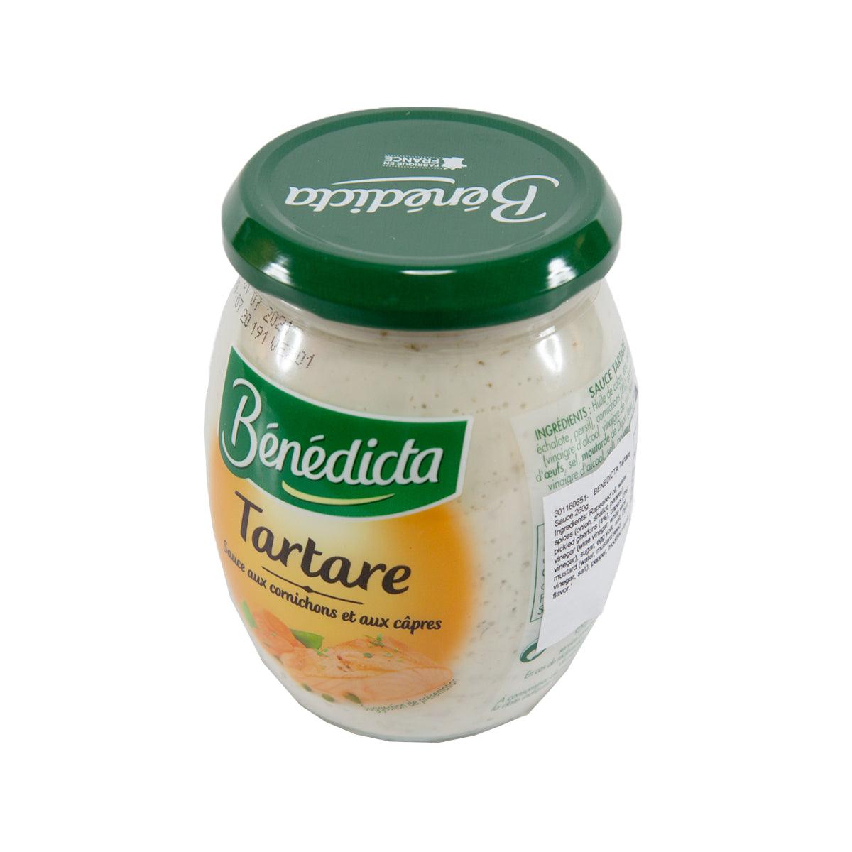 BENEDICTA tartare sauce jar with green lid, 260g