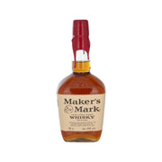 Maker's Mark bourbon whiskey bottle with red wax top