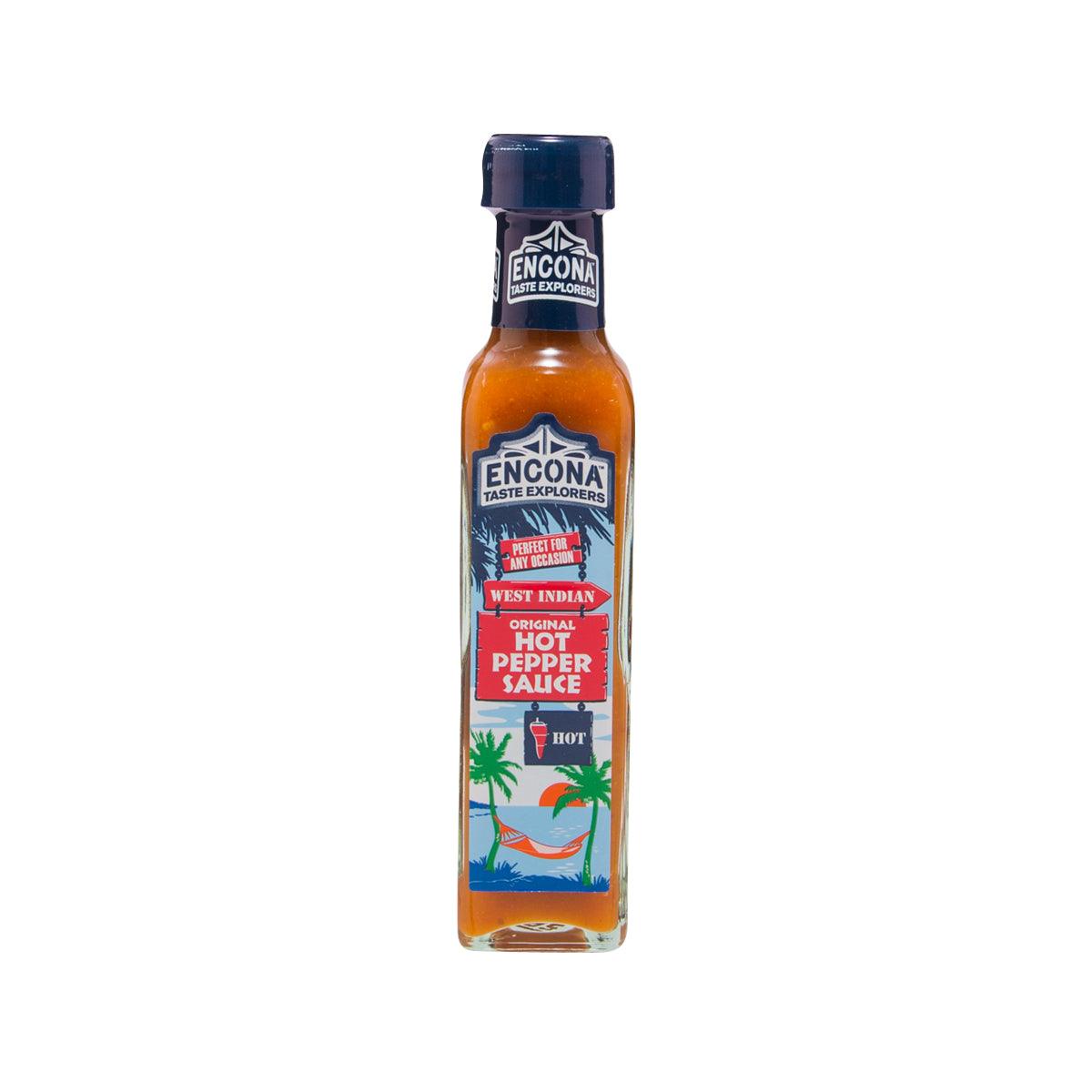 ENCONA hot pepper sauce bottle, West Indian original, 142 mL