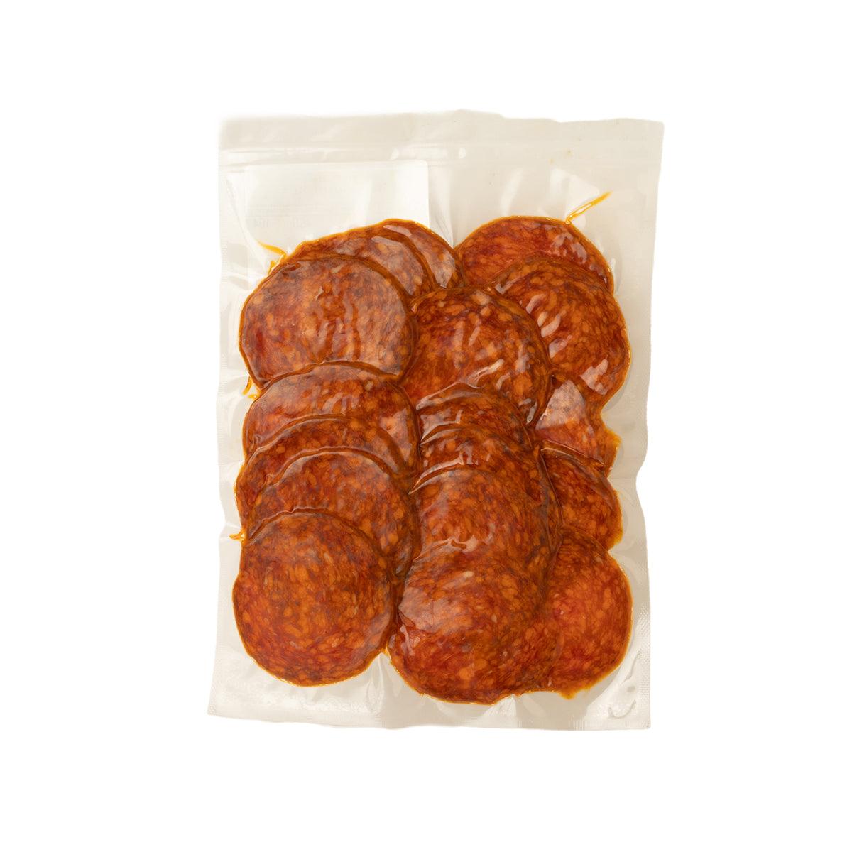 ALEJANDRO chorizo troncal style sausage slices in sealed bag