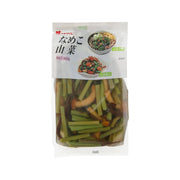 Pickled nameko mushroom and wild vegetables pouch, KOUWA BUSSAN, 300 g