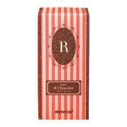 Chocolate box with ROYCE' R logo on pink striped wrapper