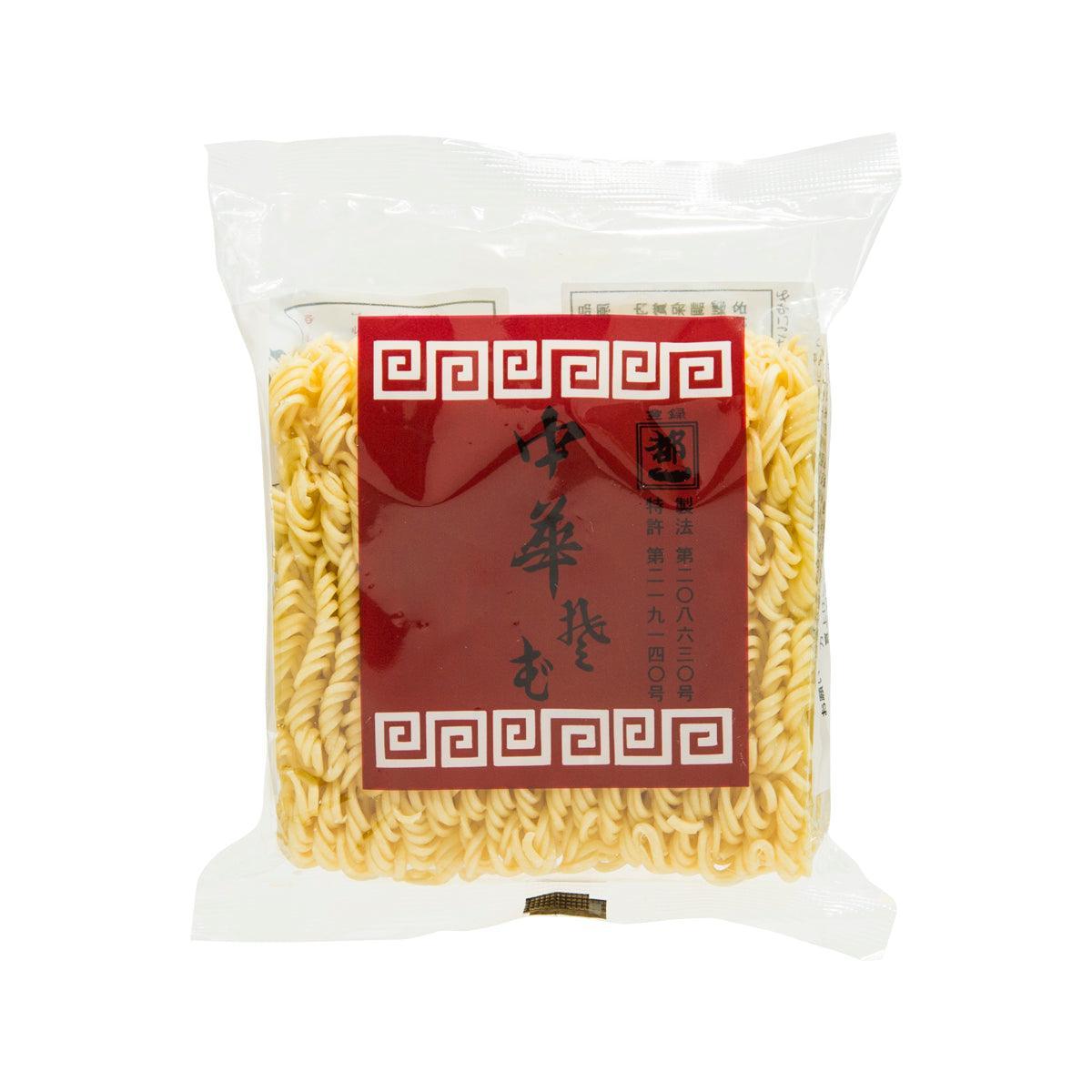 MIYAKOICHI chuka ramen noodle packet, clear bag with red front label