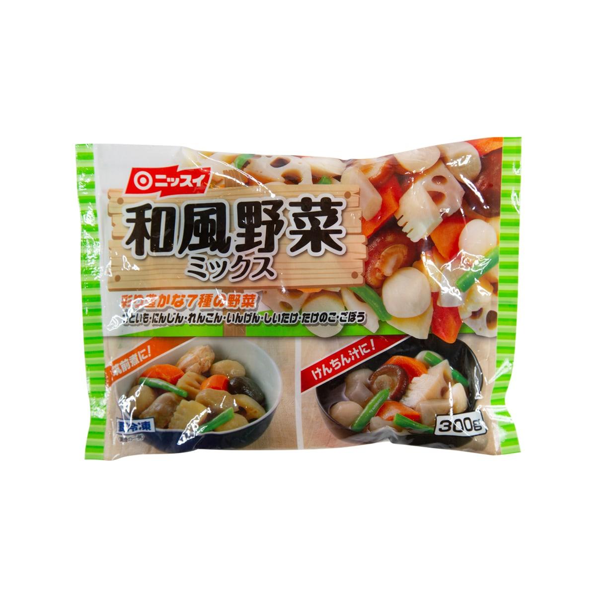 NISSUI Japanese-style mixed vegetables bag, 300 g, with assorted vegetables
