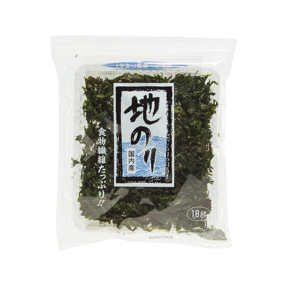 Roasted nori seaweed snack bag, 18g, with front label