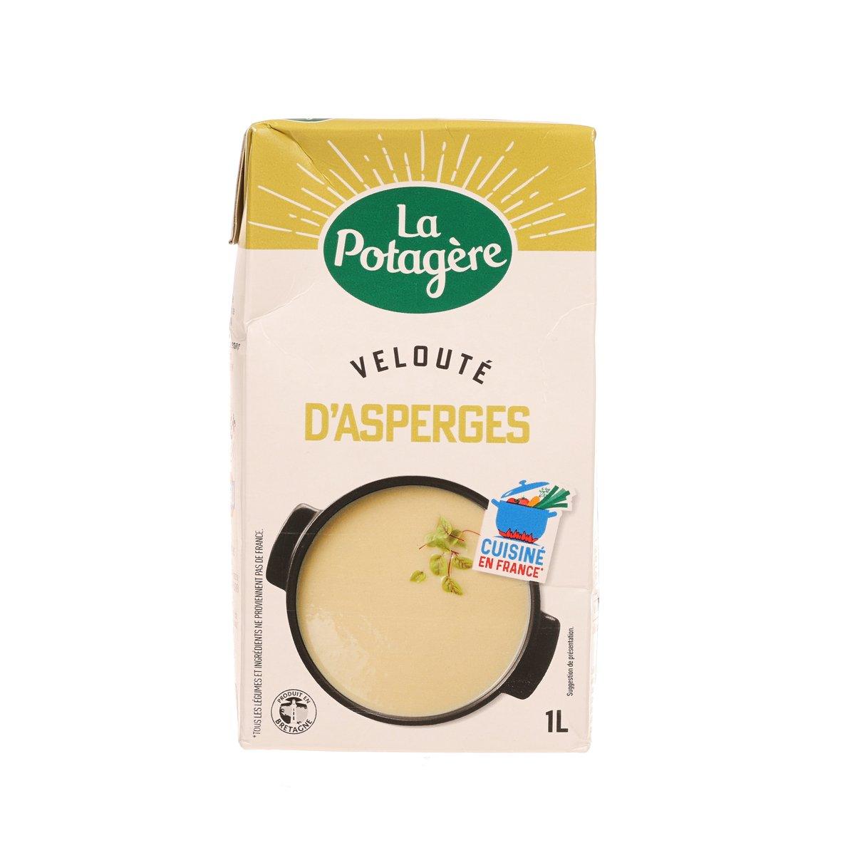 LA POTAGERE asparagus creamy soup carton, 1L