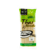 Thai noodle packet of 3mm rice noodles, sealed green-and-white packaging, 400g
