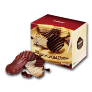 Mild bitter chocolate potato chips with gift box and assorted pieces