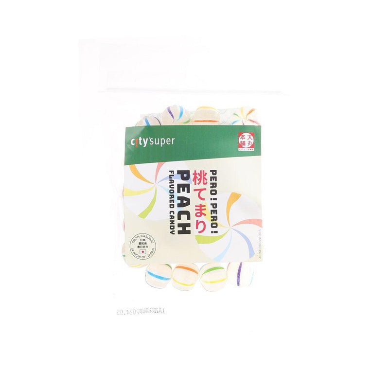 CITYSUPER Temari Shaped Peach Flavored Candy  (60g)