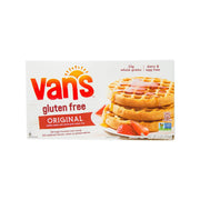 VAN'S gluten-free whole grain waffle box, original flavor, 6 waffles
