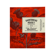 Shortbread with dark chocolate and orange, labeled SHORTBREAD HOUSE of EDINBURGH