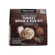 Turkey brine and rub kit box with herbs and seasonings, 361 g